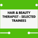 hair and beauty therapist