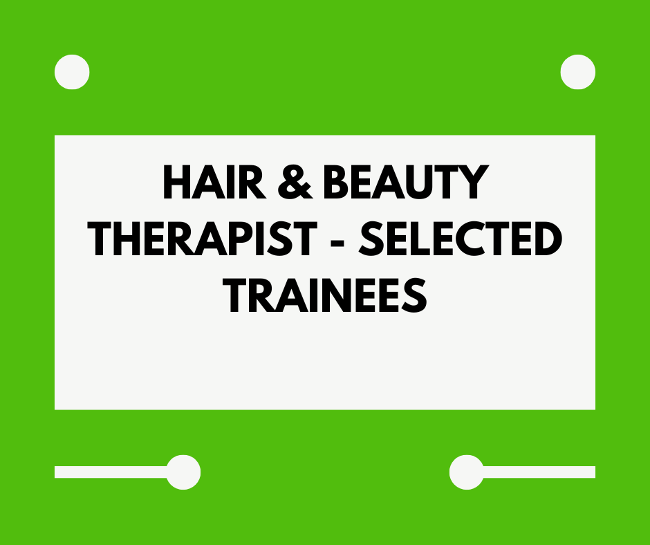 hair and beauty therapist