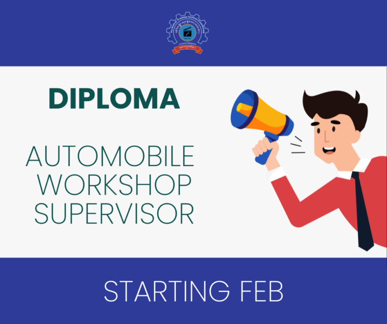 Diploma in Automobile Workshop Supervisor