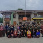 Team Samthang at Samtegang Central School . The team talked about the courses available in all TEN institutes and the importance of TVET.