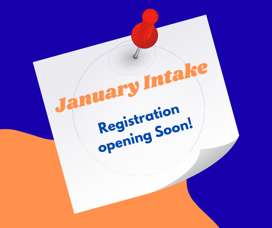 January Intake 2026 – Get Ready!